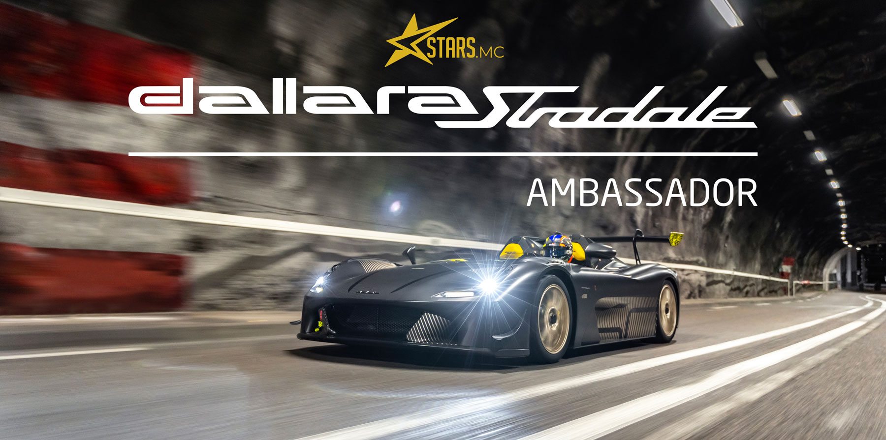 Stars.mc ambassadeur officiel Dallara Stradale